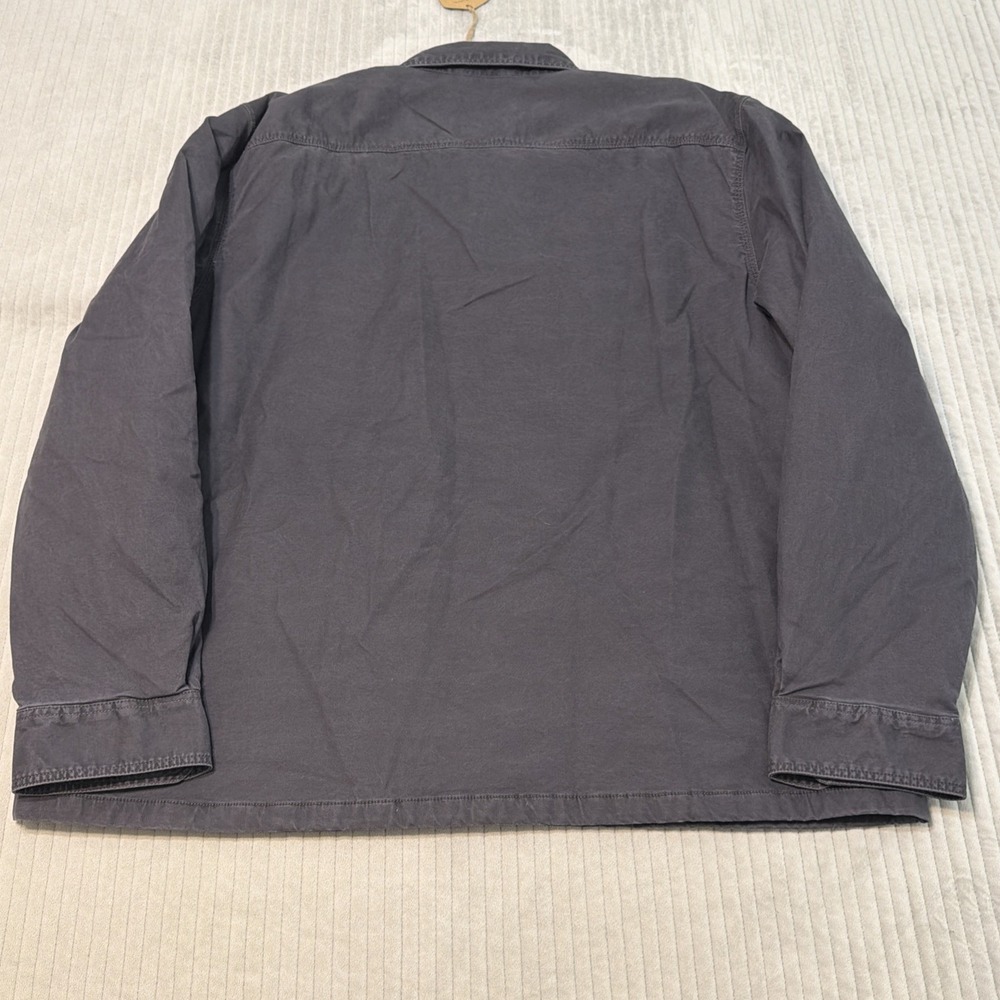 Faherty Lakeside CPO Washed Charcoal Shirt Jacket Size 2XLarge NWT $248 - Picture 9 of 10